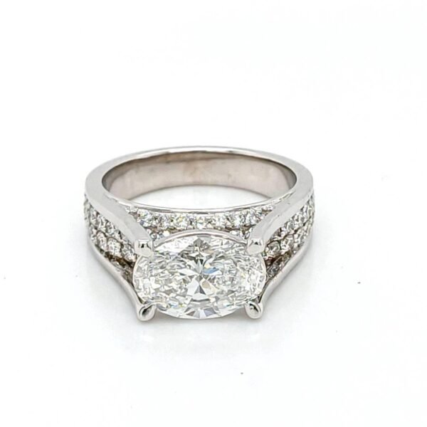 Silver Diamond Ring