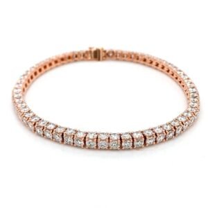 Gold diamond bracelet